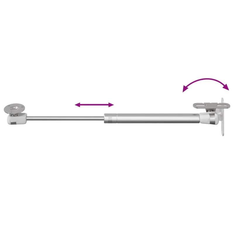 Hidraulinė dujų spyruoklė 12 pcs Sidabro 280 x 17 x 16 mm