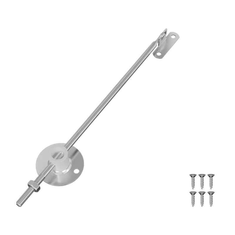 Dangčio atramos vyris 12 pcs Sidabro 194 x 36 x 18 mm Geležis
