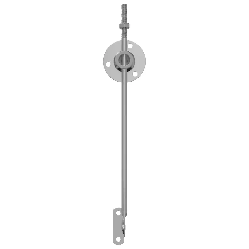 Dangčio atramos vyris 12 pcs Sidabro 194 x 36 x 18 mm Geležis