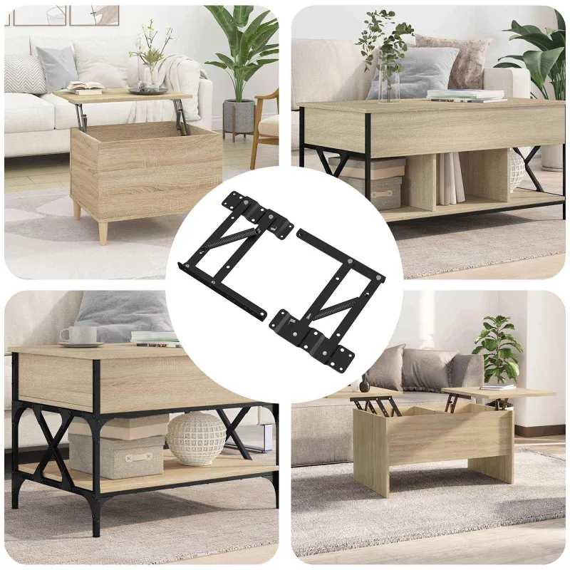 Lovos kėlimo mechanizmas 12 pcs Juoda 340 x 95 x 40 mm Geležis