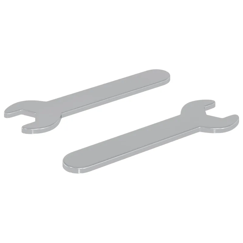 Veržliaraktis 2 pcs Sidabro 10 mm Geležis
