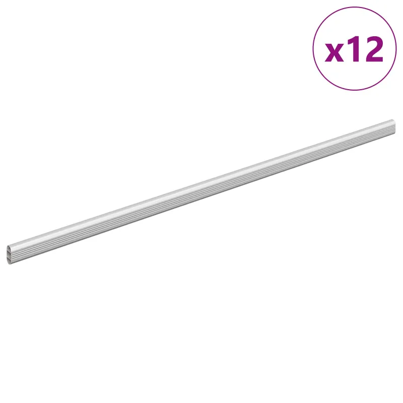 Spintos strypas 12 pcs Sidabro 764 x 15 x 29 mm