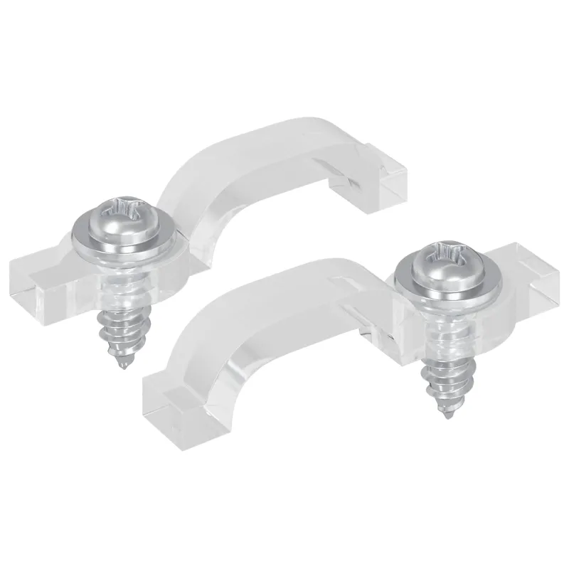 LED Juostos Klipai 23,8 mm 2 pcs Skaidrus Plastikas ir Geležis