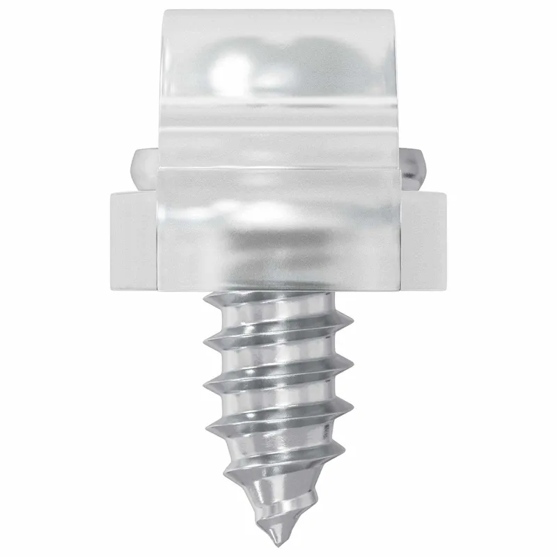 LED Juostos Klipai 23,8 mm 2 pcs Skaidrus Plastikas ir Geležis