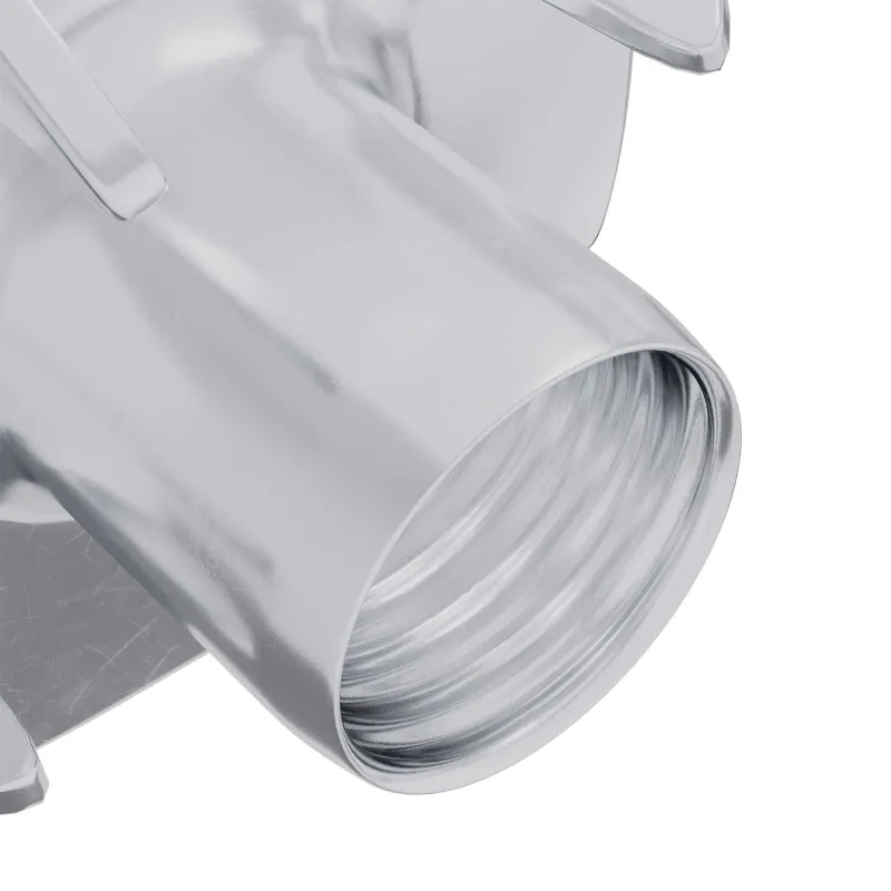 Įpjovinė T-veržlė 7200 pcs Sidabro M6 mm Plienas