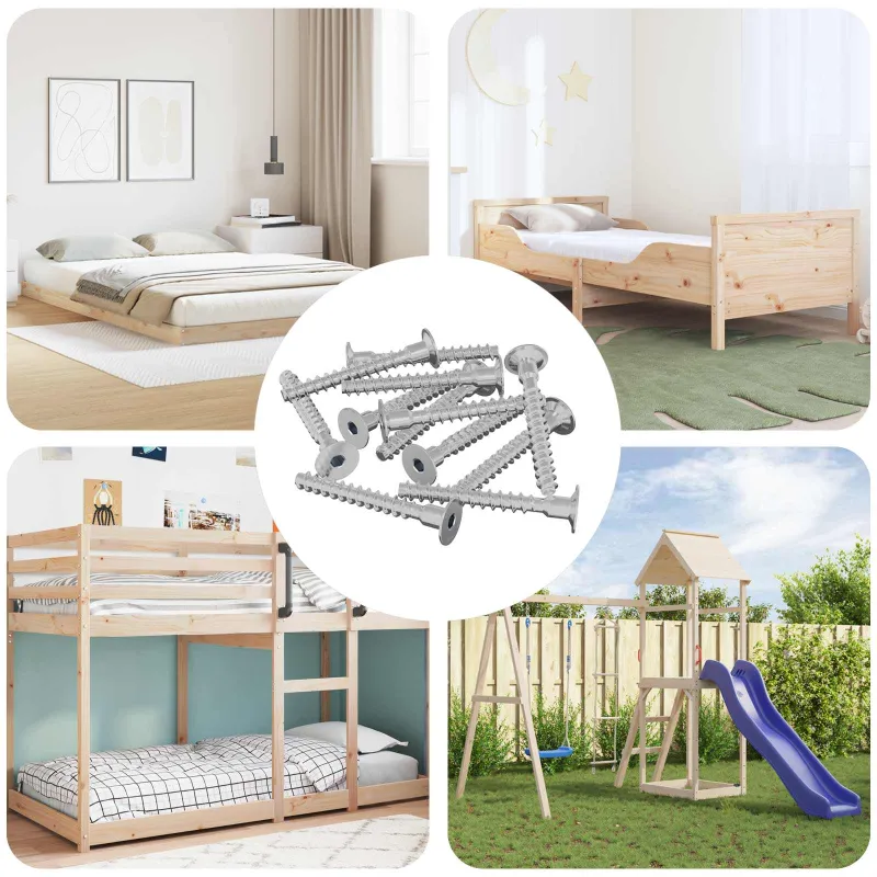 Varžtas 5143 pcs Cinkuota 5 x 40 mm Geležis