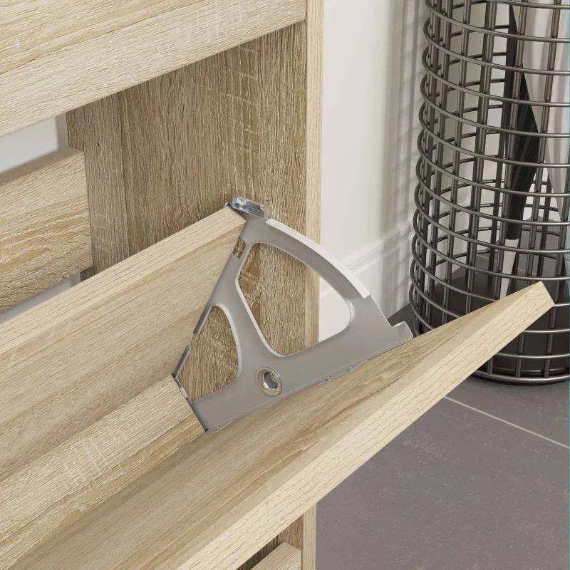 Flip stalčiaus vyrys 12 pcs Sidabro 235 x 155 x 30 mm Geležis