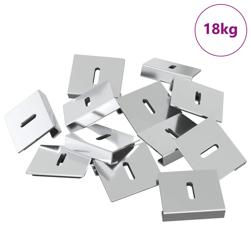 Veidrodžio laikiklis 340 pcs Nikelio 35 x 30 x 8,3 mm Plienas