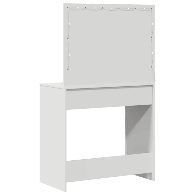 Makiažo stalas Balta 78,5 x 41 x 135 cm Apdirbta mediena