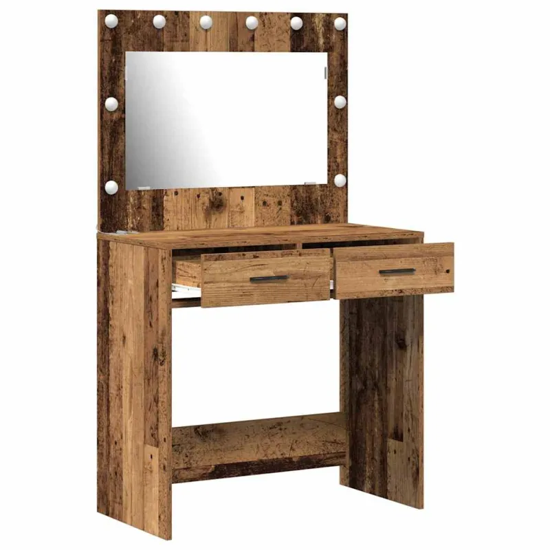 Makiažo stalas Senas medis 78,5 x 41 x 135 cm Apdirbta mediena