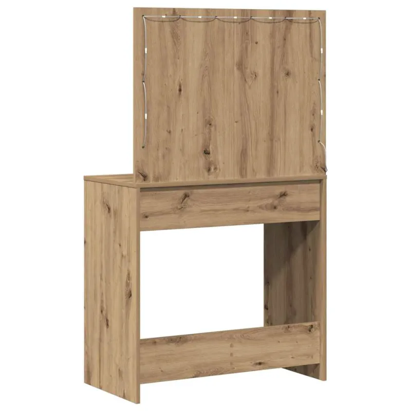 Makiažo stalas su stalčių Amatininkų ąžuolas 78,5 x 41 x 135 cm