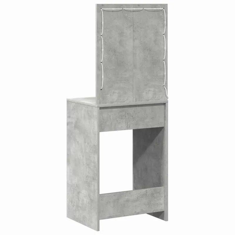 Makiažo stalas Betono pilka 50 x 41 x 135 cm Apdirbta mediena