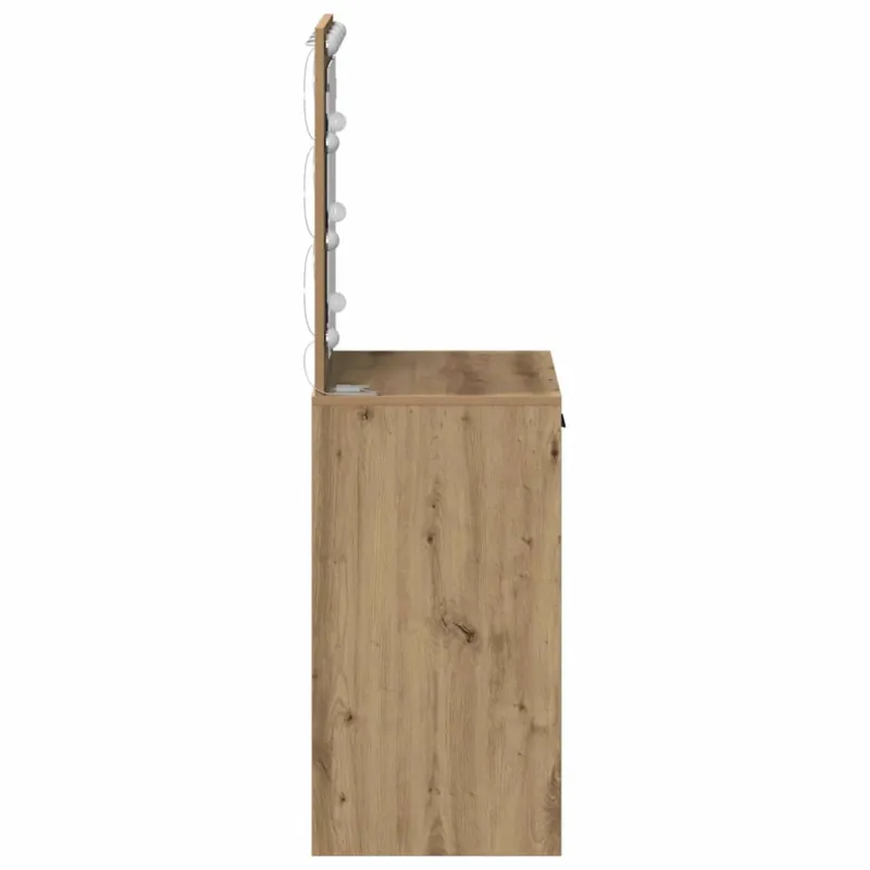 Makiažo stalas su stalčių Amatininkų ąžuolas 50 x 41 x 135 cm