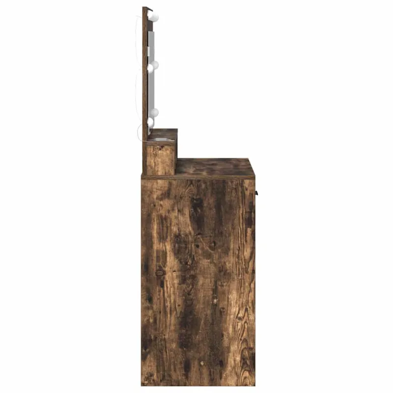 Makiažo stalas Rūkyta ąžuolas 79 x 41 x 135 cm Apdirbta mediena