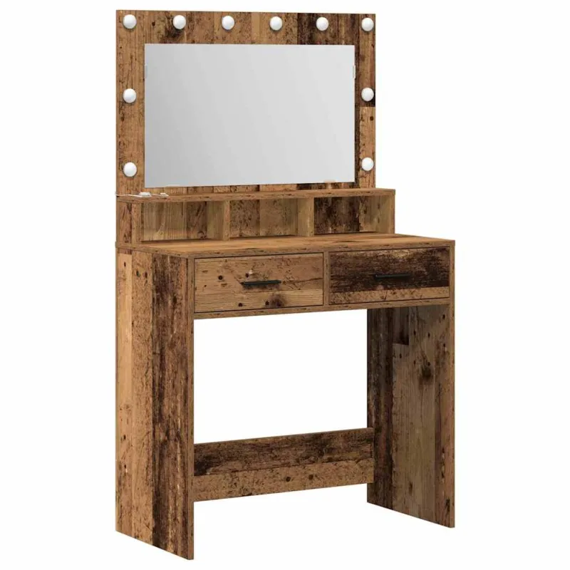 Makiažo stalas Senas medis 79 x 41 x 135 cm Apdirbta mediena