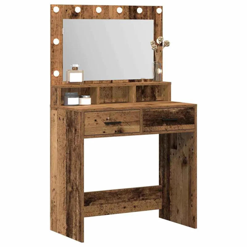 Makiažo stalas Senas medis 79 x 41 x 135 cm Apdirbta mediena