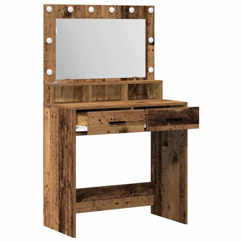 Makiažo stalas Senas medis 79 x 41 x 135 cm Apdirbta mediena