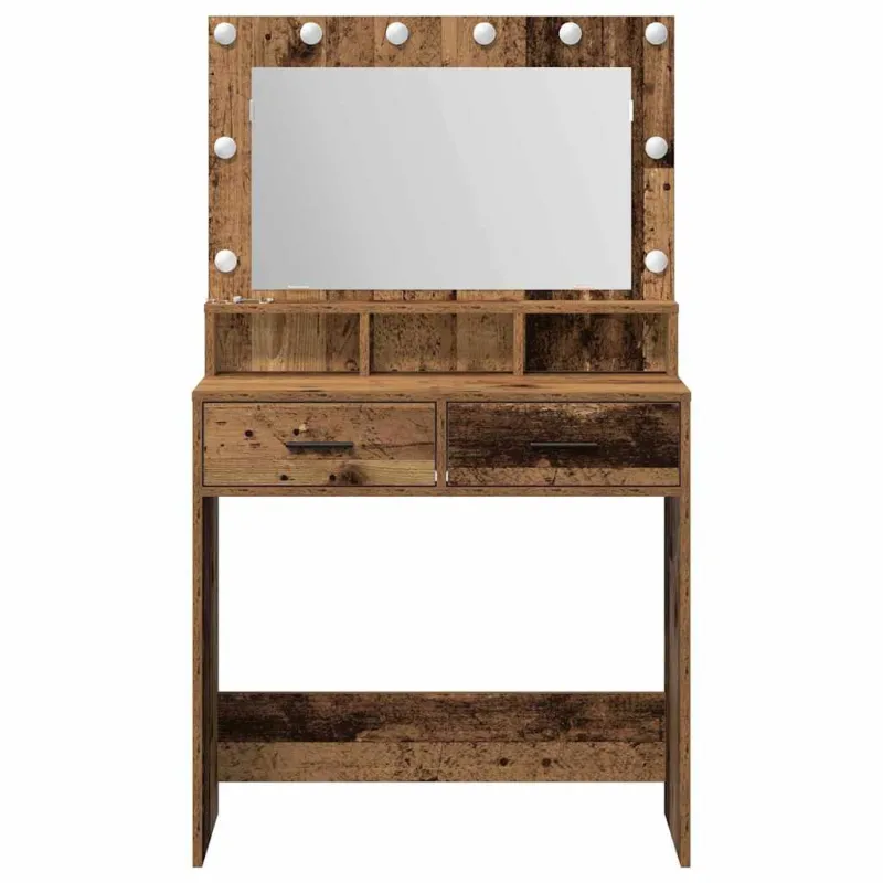 Makiažo stalas Senas medis 79 x 41 x 135 cm Apdirbta mediena