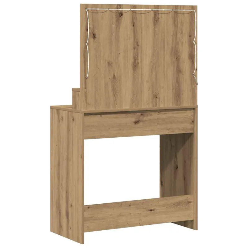 Makiažo stalas su stalčių Amatininkų ąžuolas 79 x 41 x 135 cm