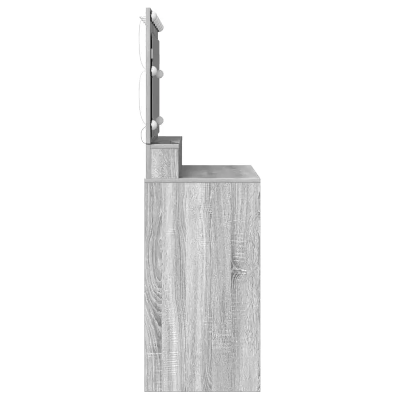 Makiažo stalas Pilkas Sonoma 100 x 41 x 135 cm Apdirbta mediena