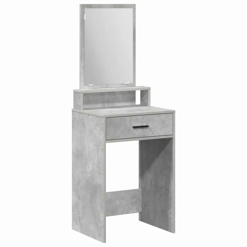 Makiažo stalas Betono pilka 50 x 41 x 140 cm Apdirbta mediena
