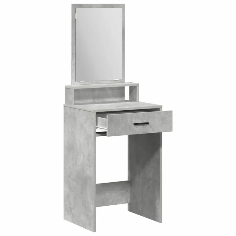 Makiažo stalas Betono pilka 50 x 41 x 140 cm Apdirbta mediena