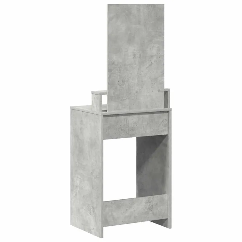 Makiažo stalas Betono pilka 50 x 41 x 140 cm Apdirbta mediena