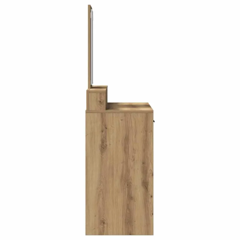 Makiažo stalas su stalčių Amatininkų ąžuolas 100 x 41 x 140 cm