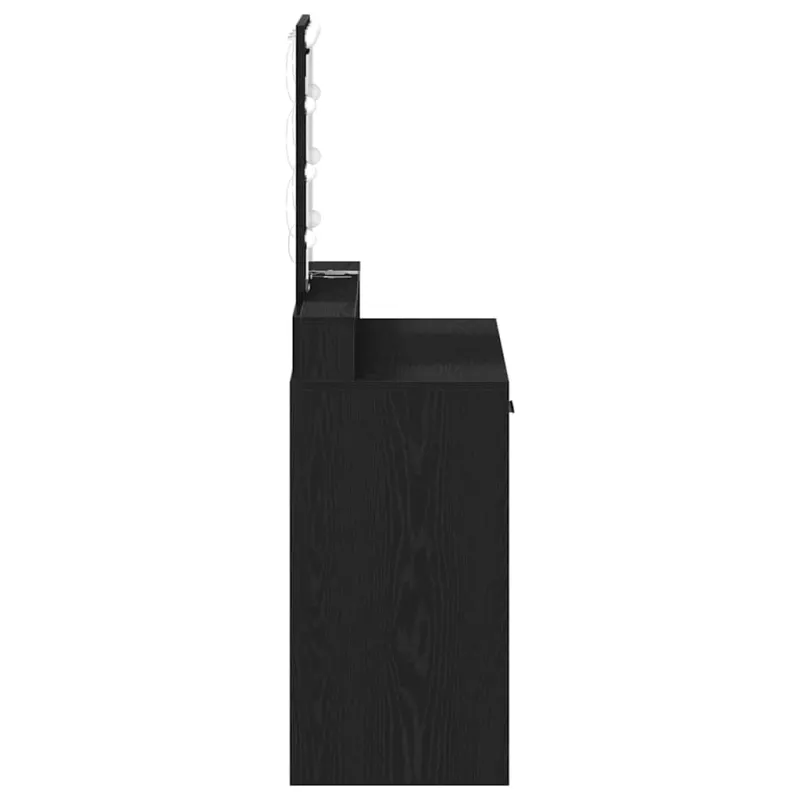 Makiažo stalas Juoda 79 x 41 x 140 cm Apdirbta mediena