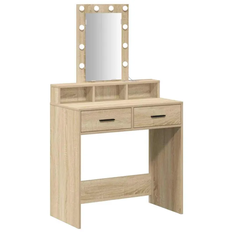 Makiažo stalas Ruda 79 x 41 x 140 cm Apdirbta mediena