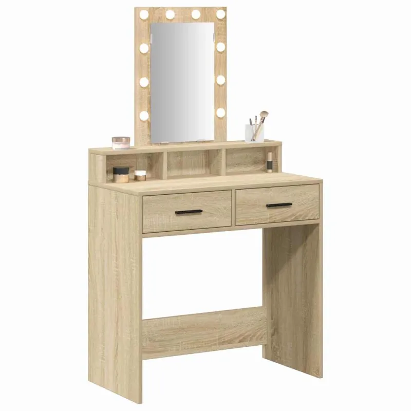 Makiažo stalas Ruda 79 x 41 x 140 cm Apdirbta mediena