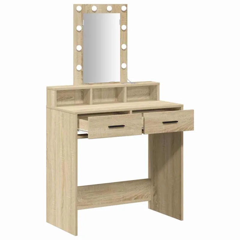 Makiažo stalas Ruda 79 x 41 x 140 cm Apdirbta mediena