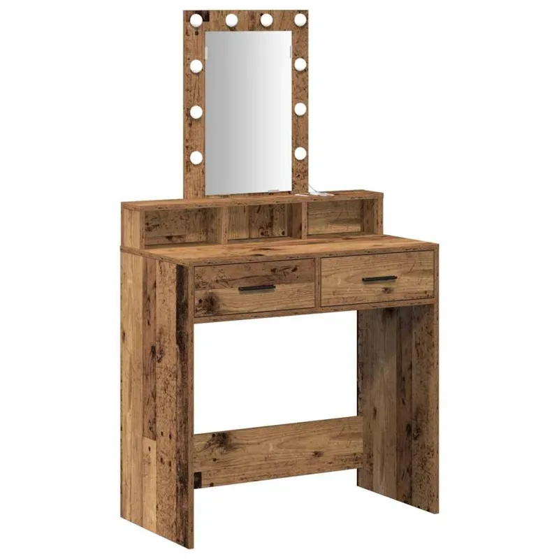Makiažo stalas Ruda 79 x 41 x 140 cm Apdirbta mediena