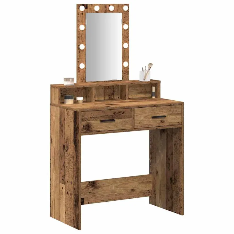 Makiažo stalas Ruda 79 x 41 x 140 cm Apdirbta mediena