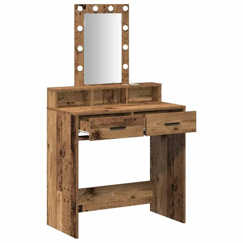 Makiažo stalas Ruda 79 x 41 x 140 cm Apdirbta mediena