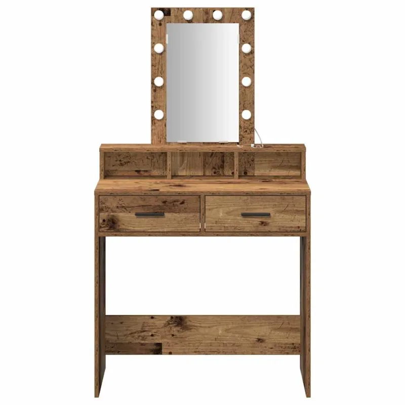 Makiažo stalas Ruda 79 x 41 x 140 cm Apdirbta mediena