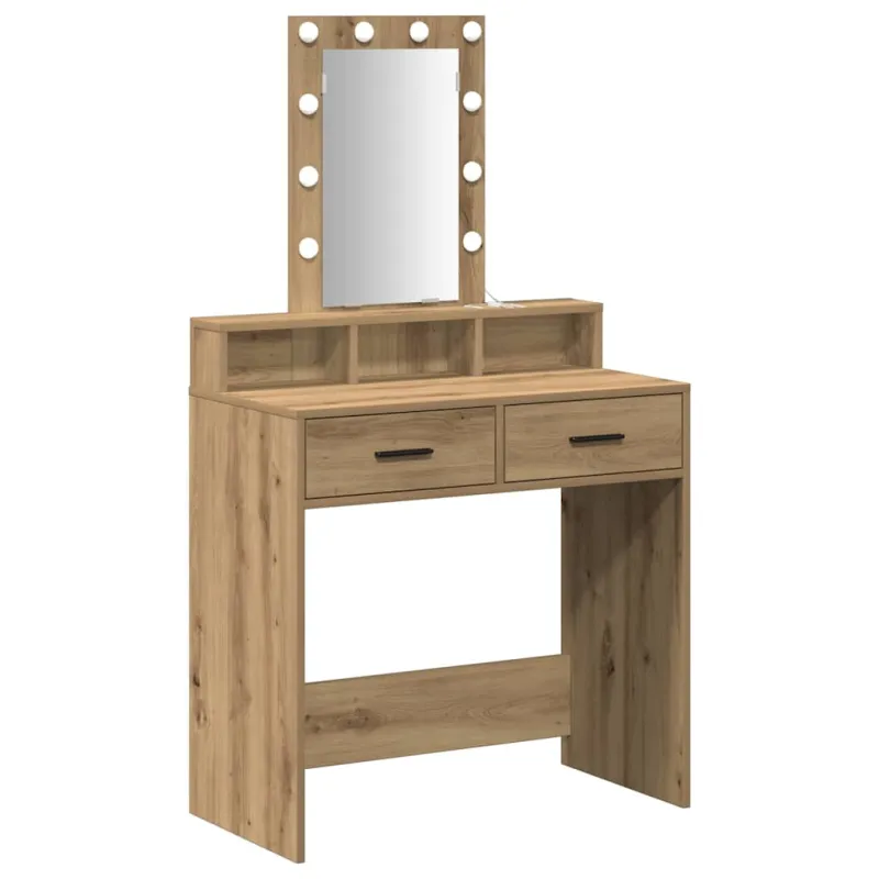Makiažo stalas Ruda 79 x 41 x 140 cm Apdirbta mediena