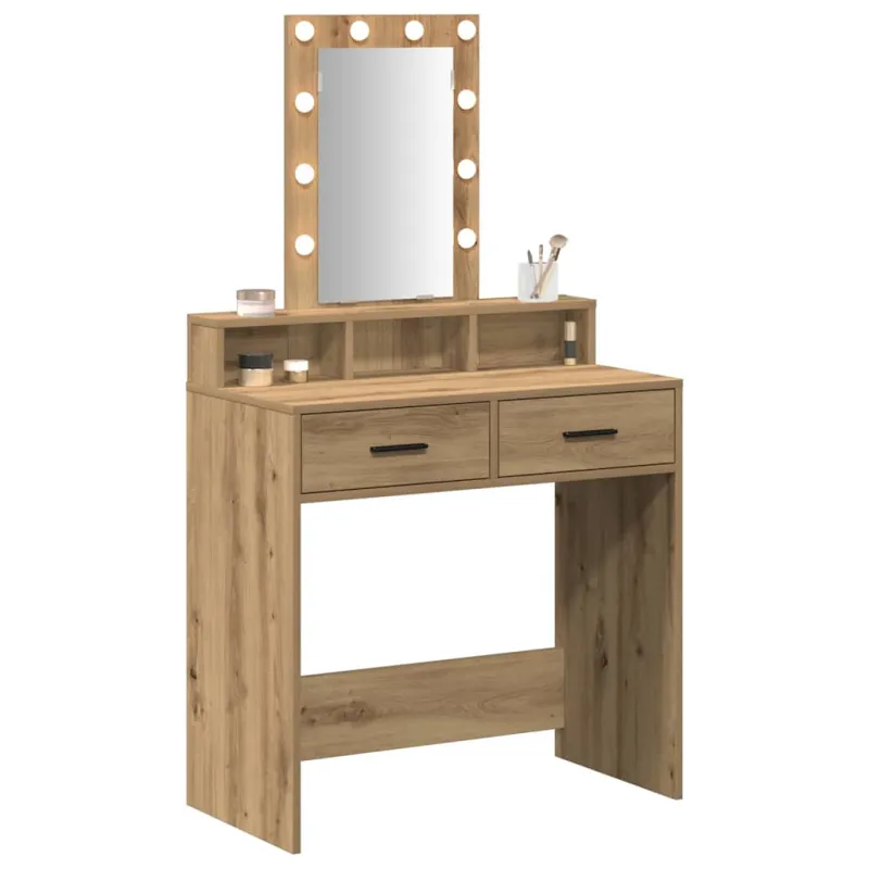 Makiažo stalas Ruda 79 x 41 x 140 cm Apdirbta mediena