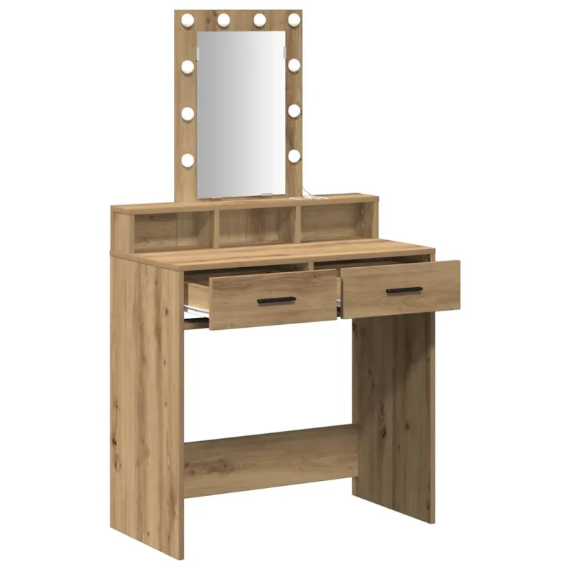 Makiažo stalas Ruda 79 x 41 x 140 cm Apdirbta mediena