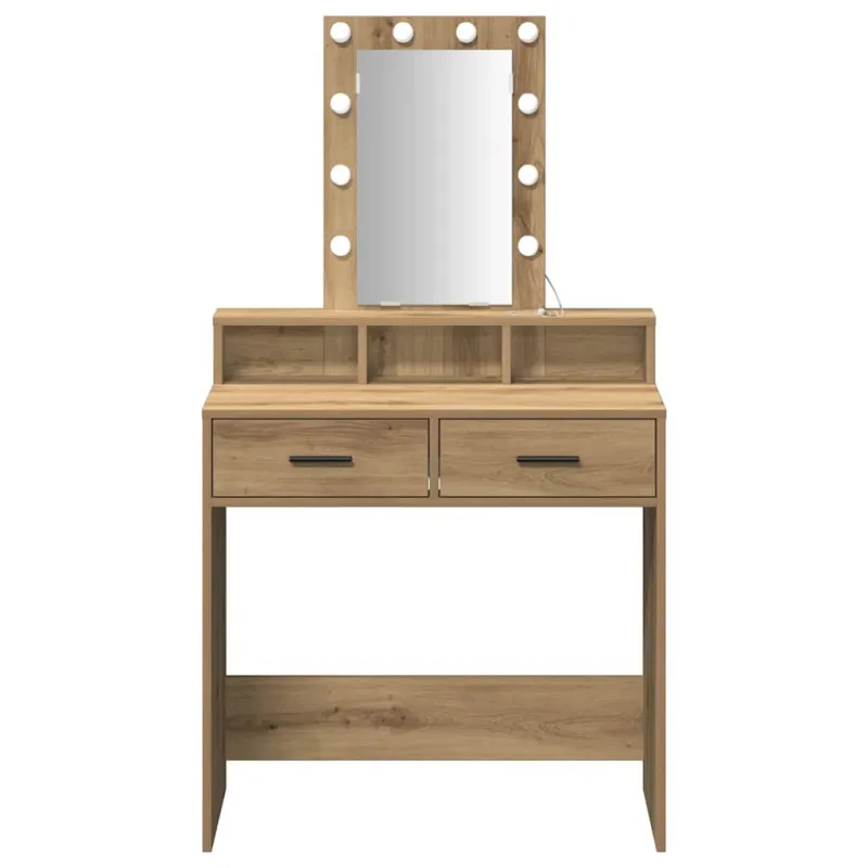 Makiažo stalas Ruda 79 x 41 x 140 cm Apdirbta mediena