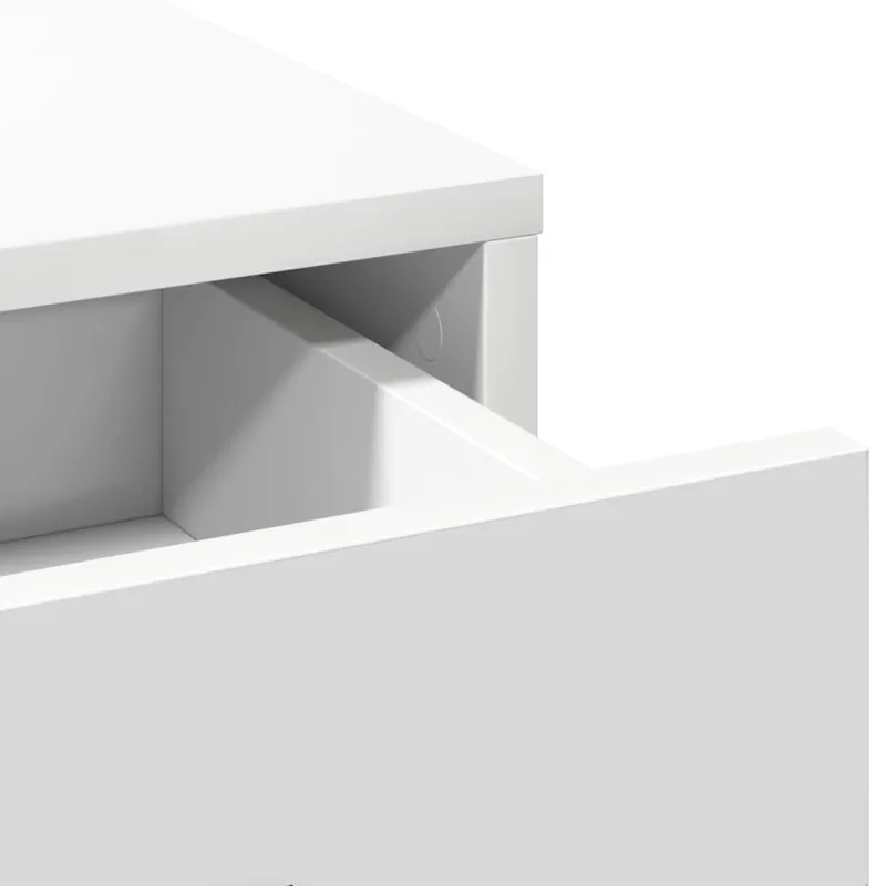 Makiažo stalas Balta 100 x 41 x 140 cm Apdirbta mediena