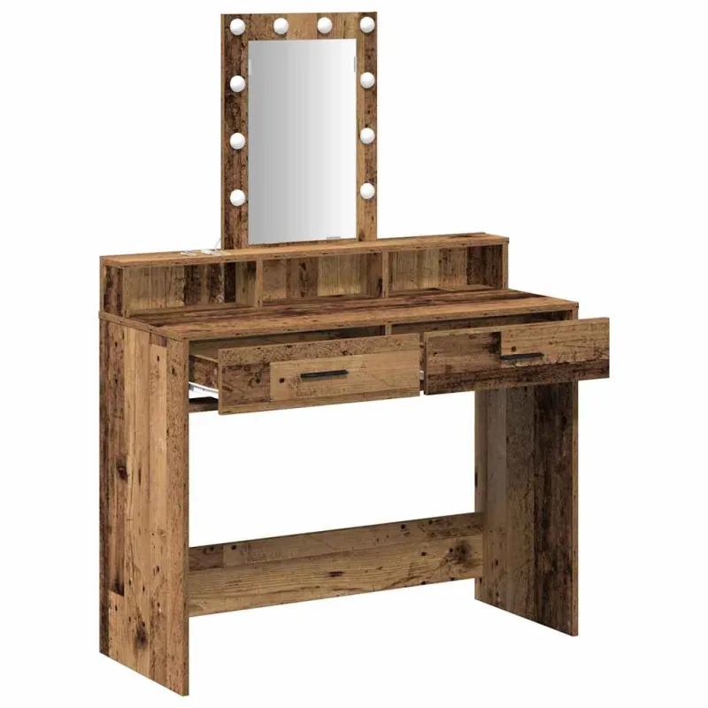 Makiažo stalas Ruda 100 x 41 x 140 cm Apdirbta mediena