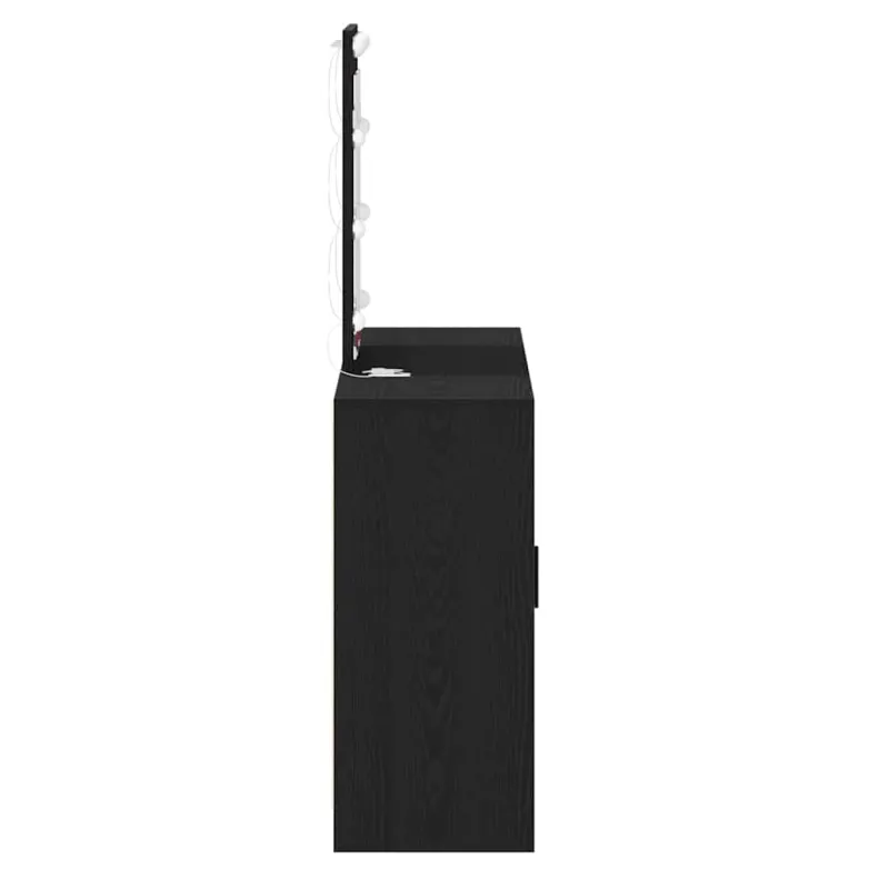 Makiažo stalas Juoda 102 x 33 x 135 cm Apdirbta mediena