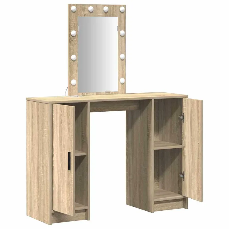 Makiažo stalas Ruda 102 x 33 x 135 cm Apdirbta mediena