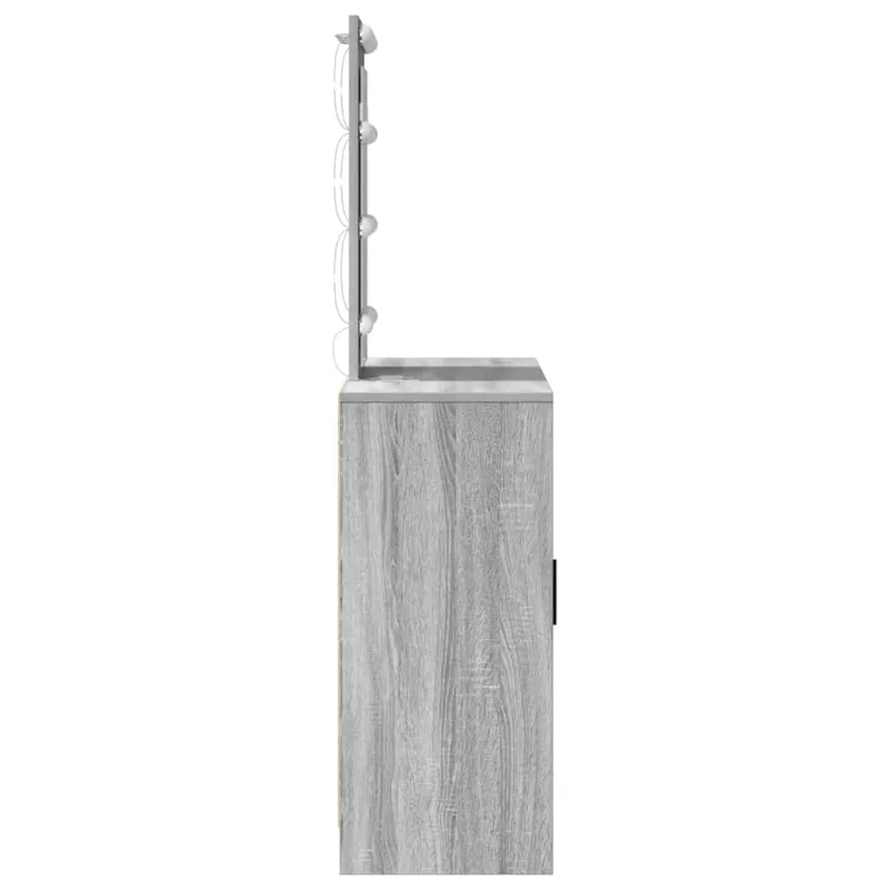 Makiažo stalas Pilka 102 x 33 x 135 cm Apdirbta mediena
