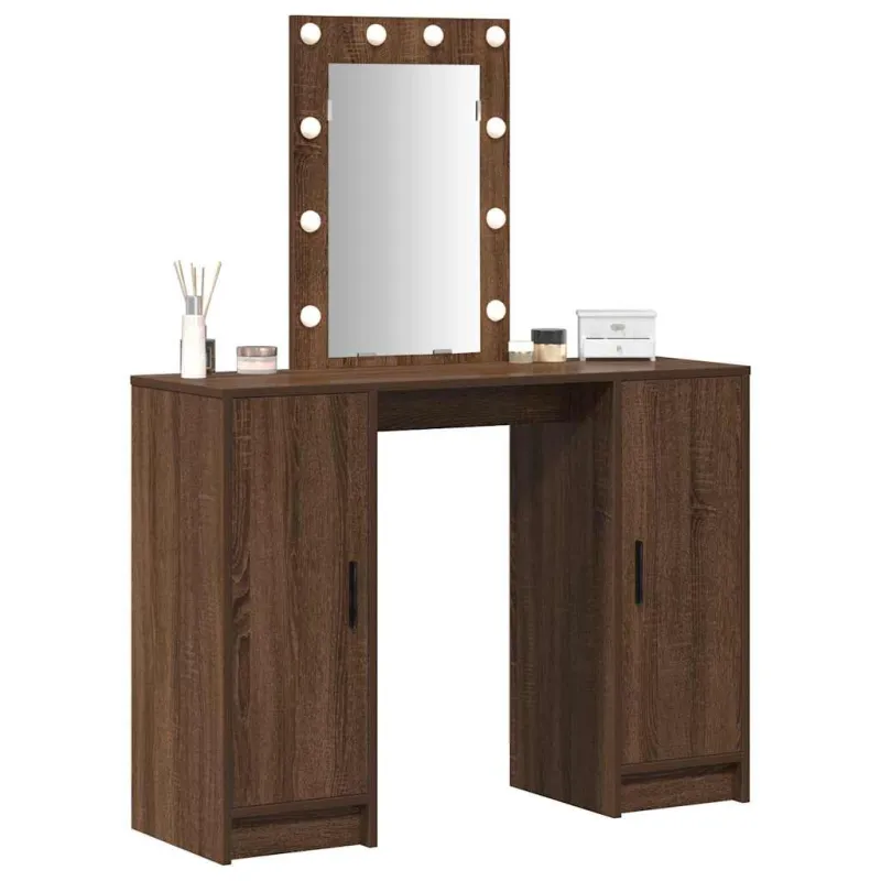 Makiažo stalas Ruda 102 x 33 x 135 cm Apdirbta mediena