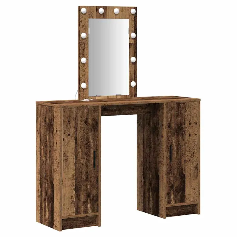 Makiažo stalas Ruda 102 x 33 x 135 cm Apdirbta mediena