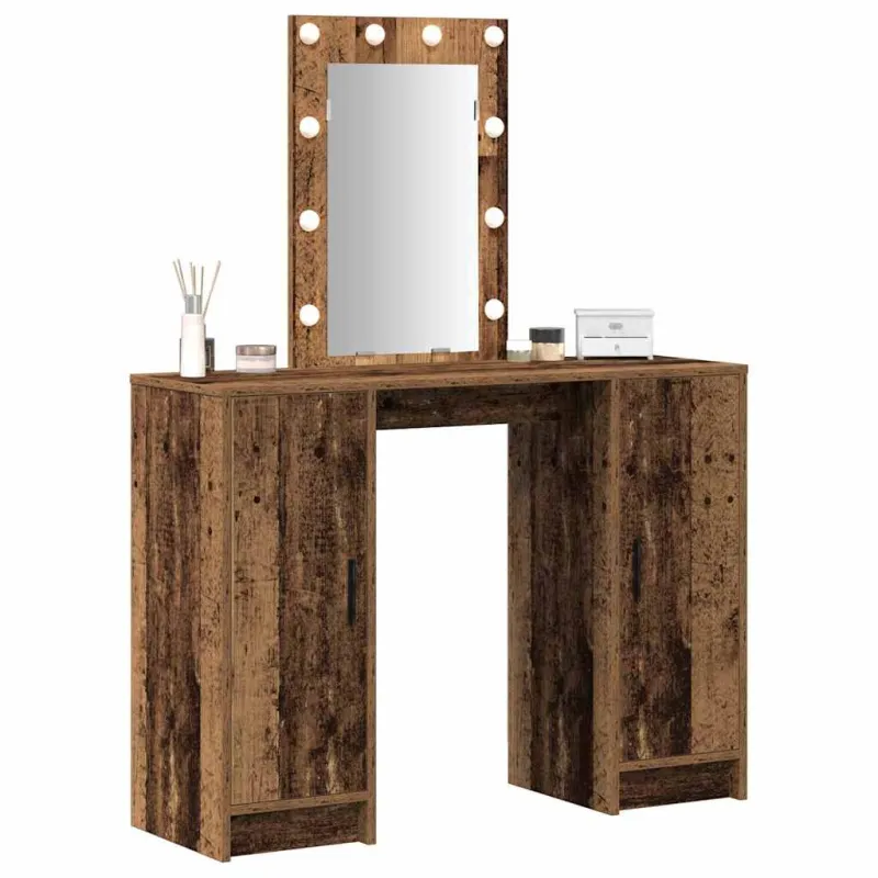 Makiažo stalas Ruda 102 x 33 x 135 cm Apdirbta mediena