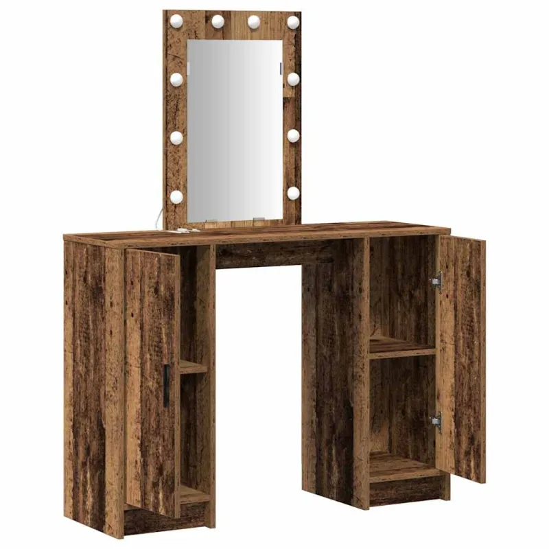 Makiažo stalas Ruda 102 x 33 x 135 cm Apdirbta mediena