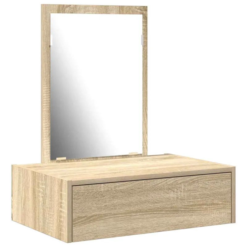 Makiažo stalas su stalčių Ruda 60 x 40 x 70 cm Apdirbta mediena